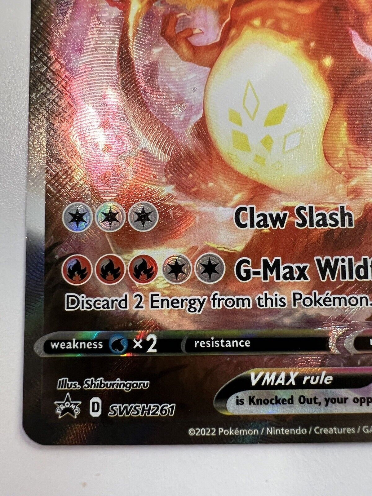 Pokémon TCG Charizard VMAX SWSH Black Star Promos SWSH261 Holo Promo