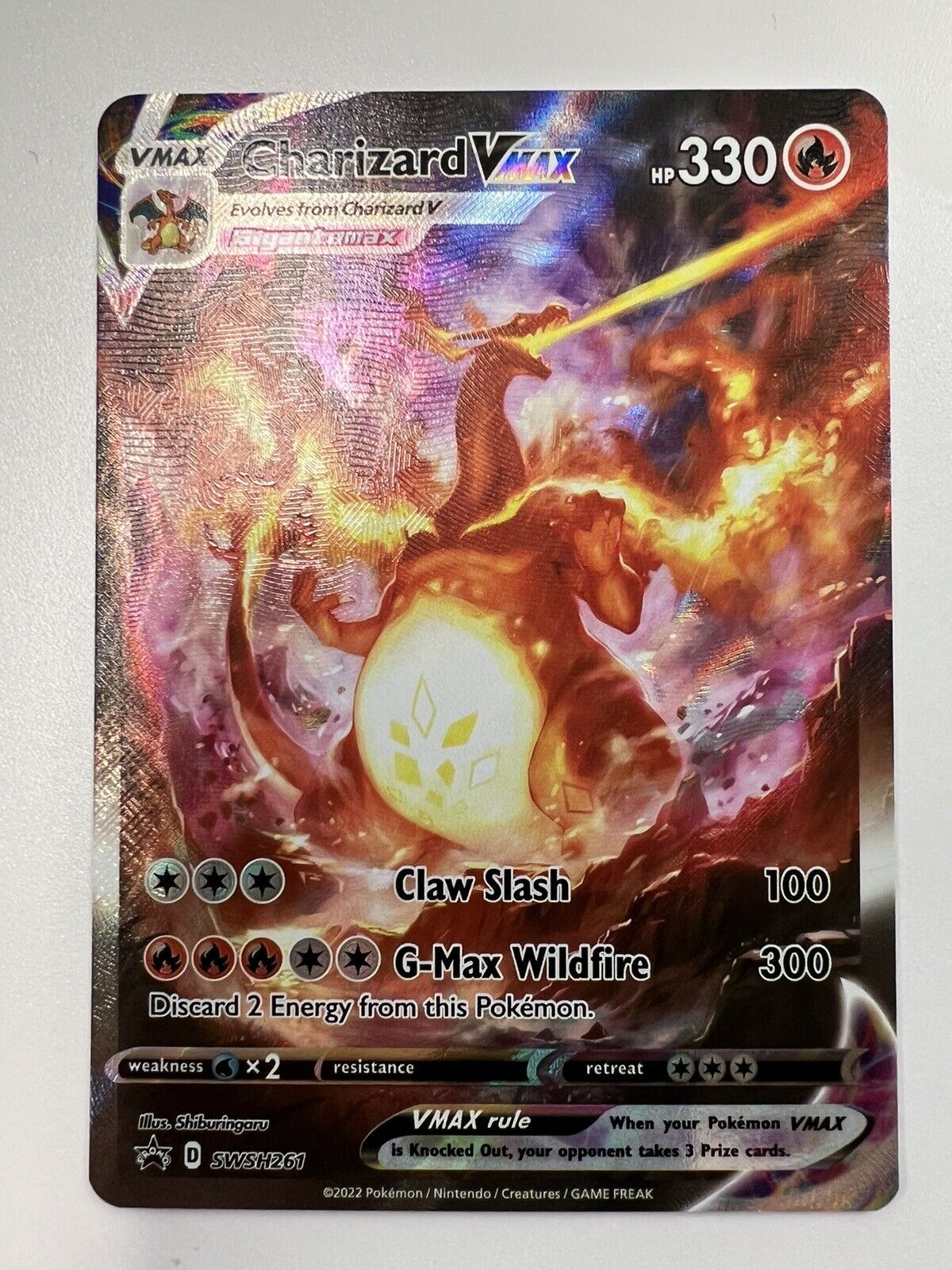 Pokémon TCG Charizard VMAX SWSH Black Star Promos SWSH261 Holo Promo