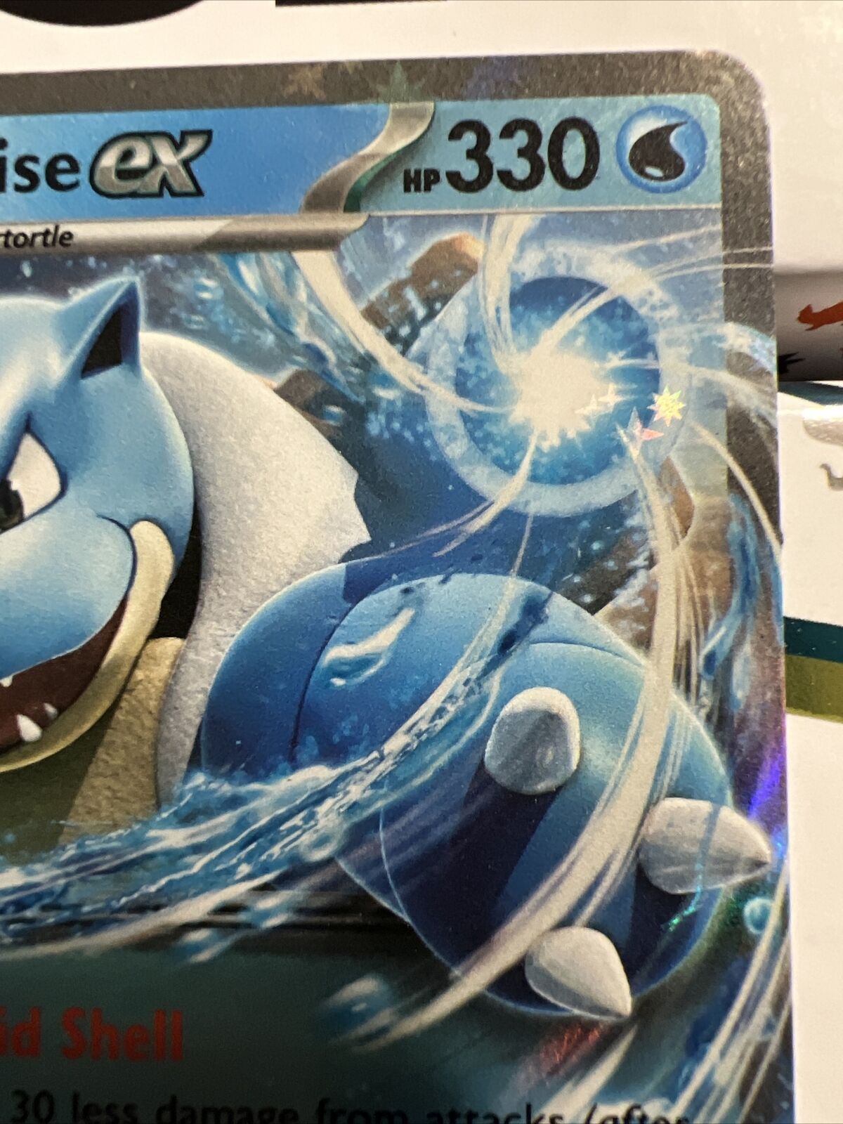 Blastoise EX 009/165 Pokemon 151 Double Rare English Card NM