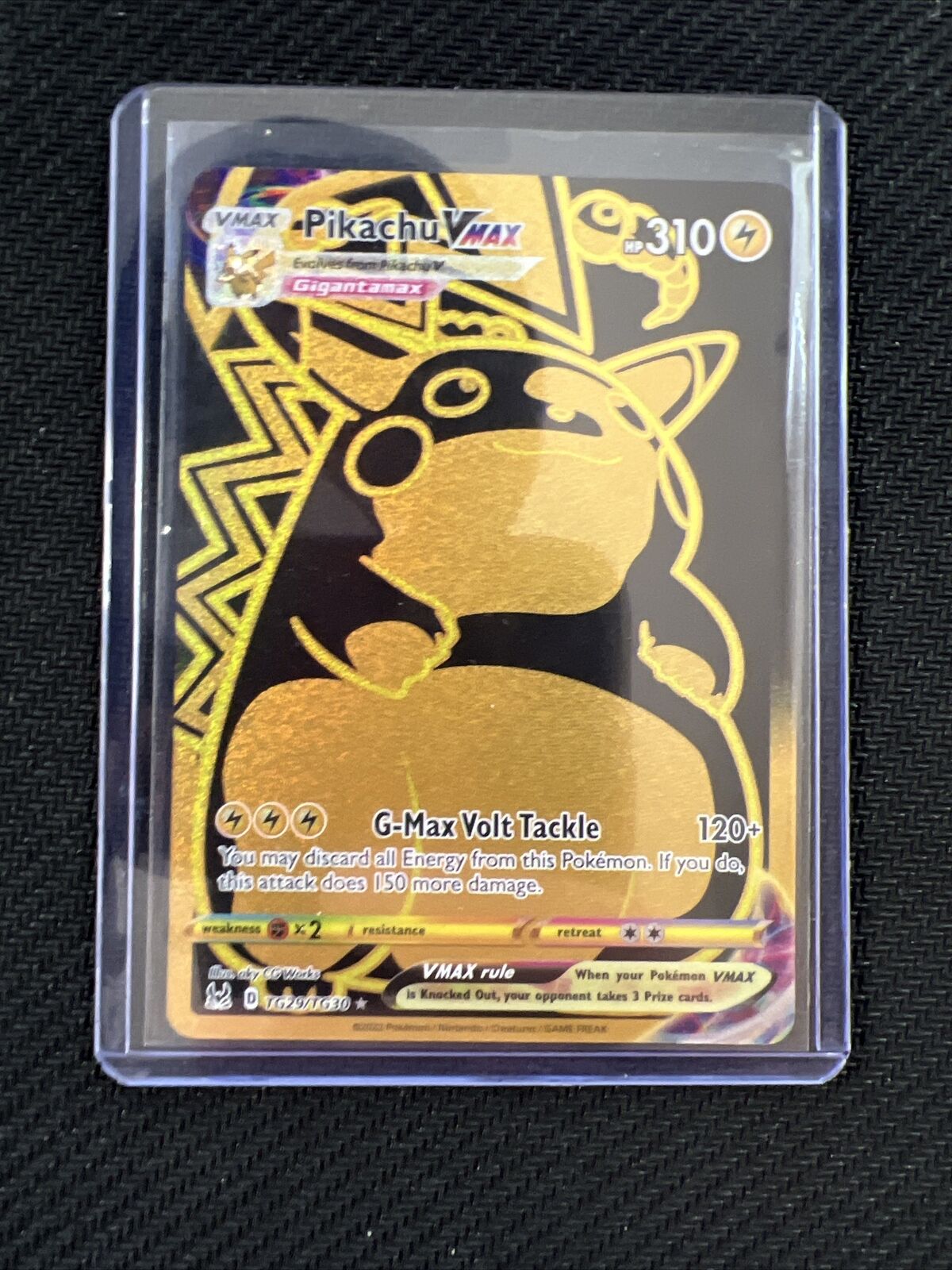 Pokémon TCG Pikachu VMAX Lost Origin Trainer Gallery TG29/TG30 Holo Ultra Rare