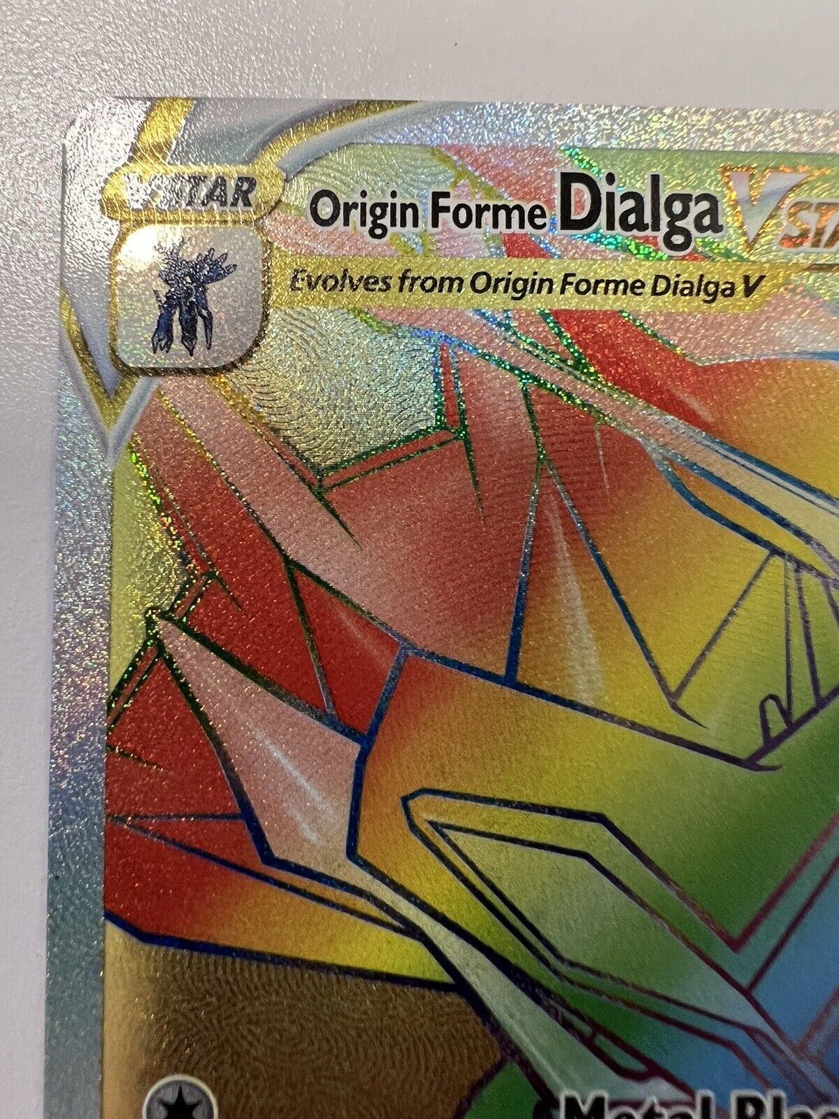 Pokémon TCG Origin Forme Dialga VSTAR 198/189 - NM Rainbow Rare