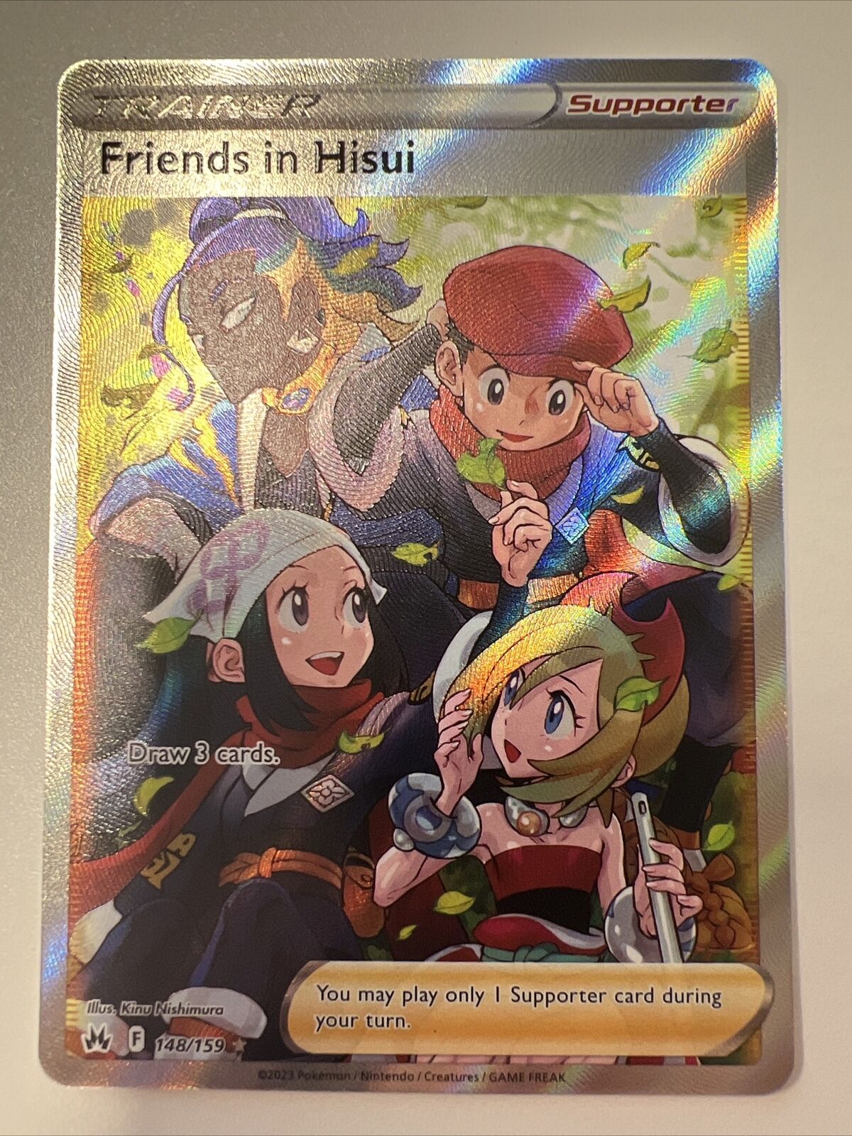 Pokémon TCG: Friends in Hisui 148/159 Crown Zenith Full Art Ultra Rare NM