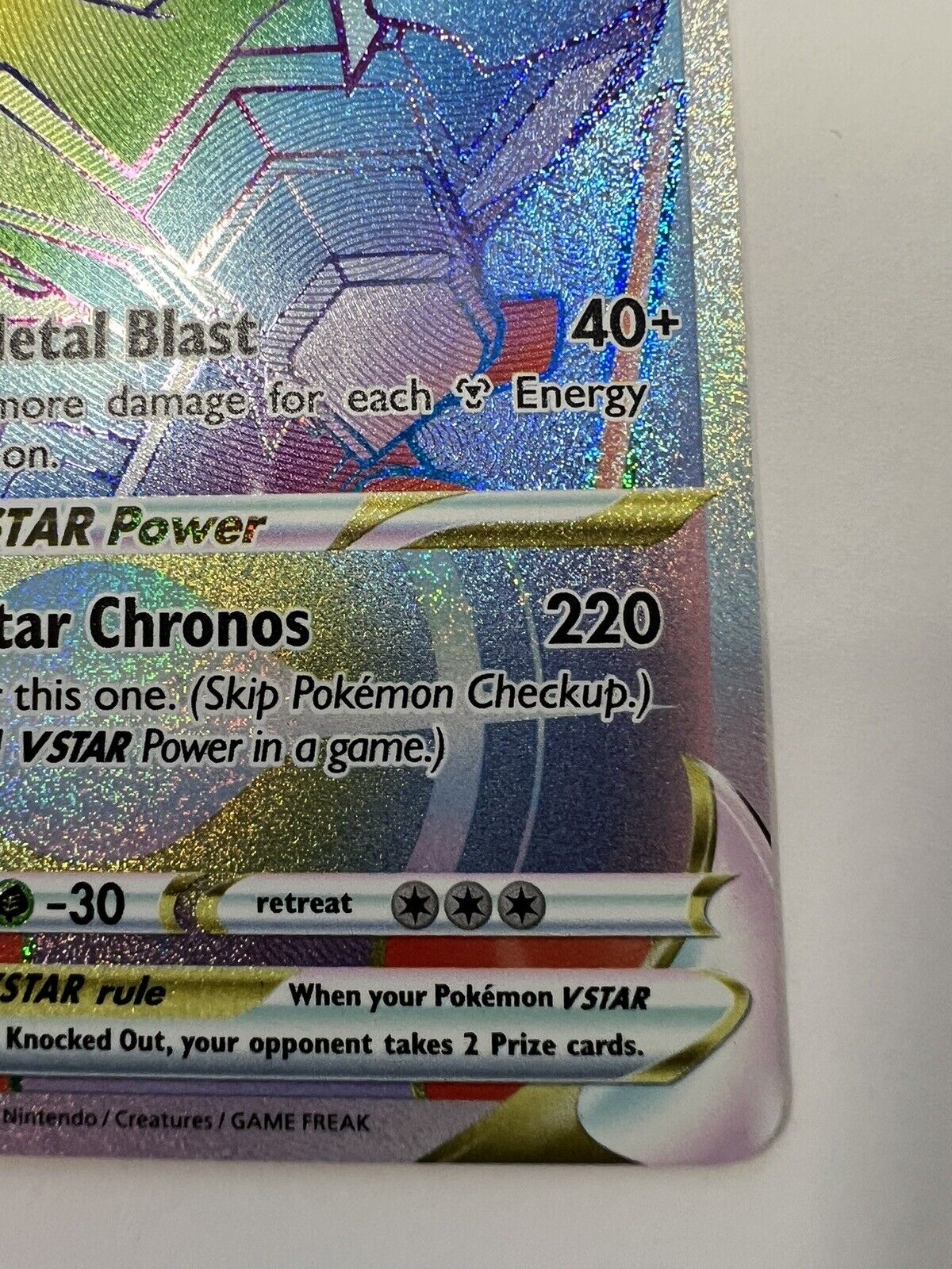 Pokémon TCG Origin Forme Dialga VSTAR 198/189 - NM Rainbow Rare