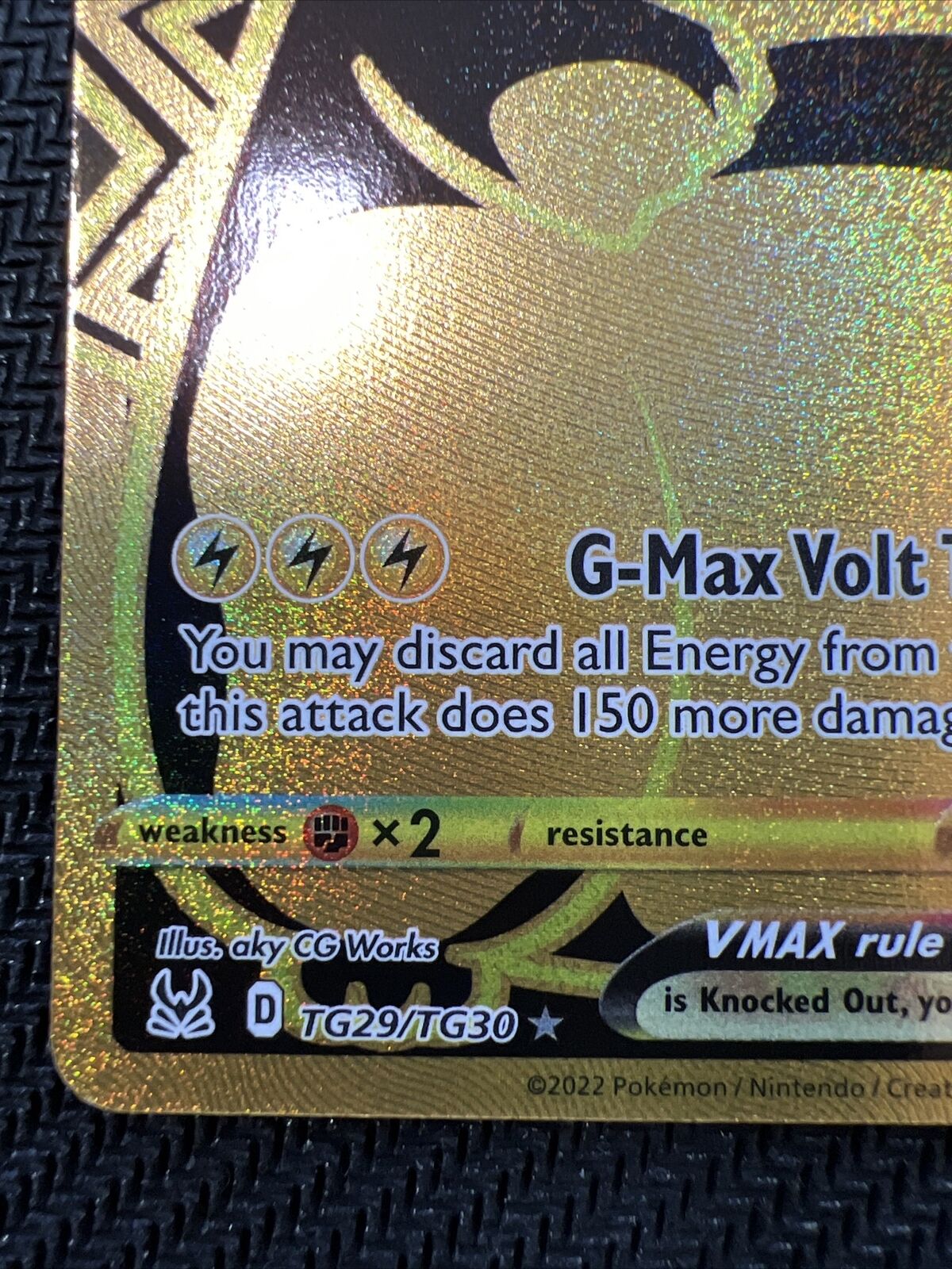 Pokémon TCG Pikachu VMAX Lost Origin Trainer Gallery TG29/TG30 Holo Ultra Rare