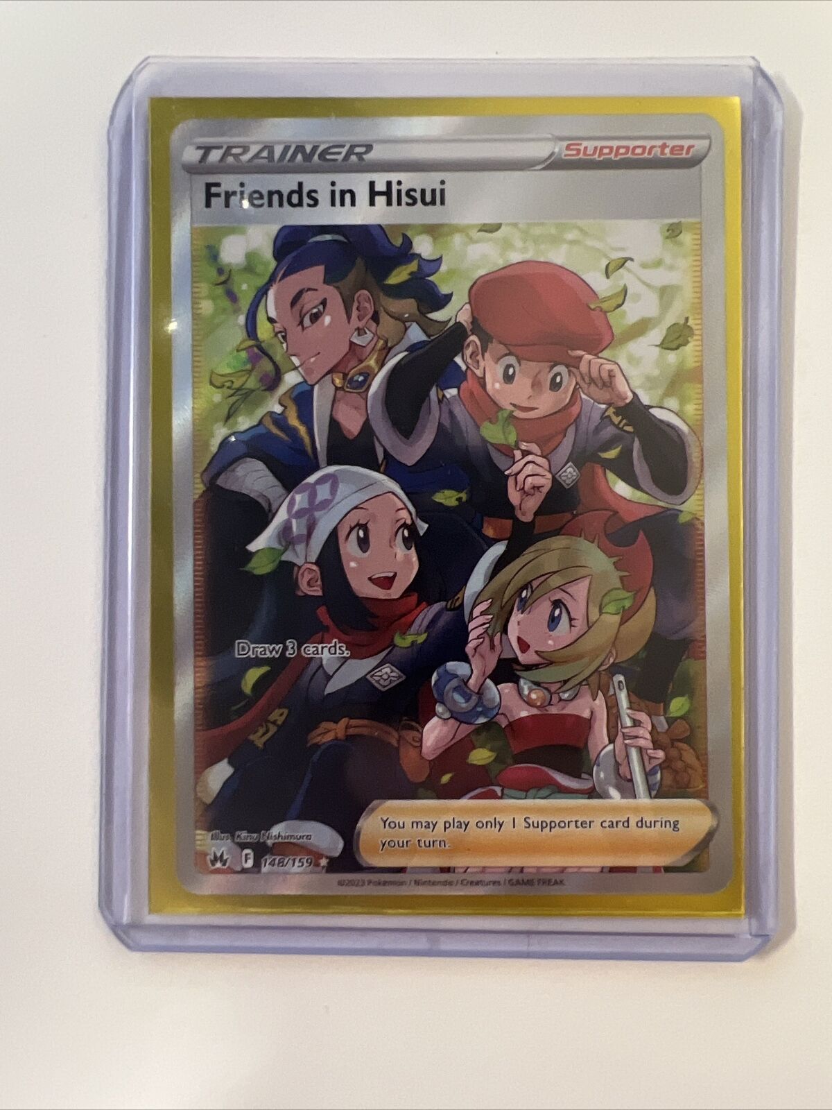 Pokémon TCG: Friends in Hisui 148/159 Crown Zenith Full Art Ultra Rare NM