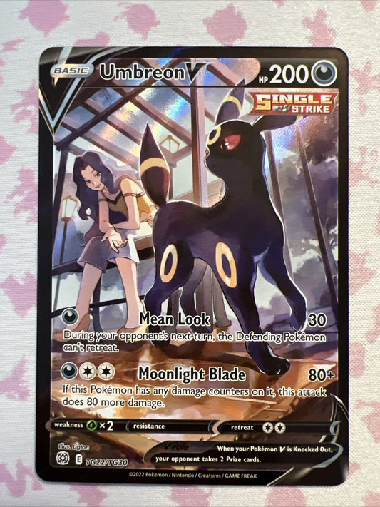 Pokémon TCG Umbreon V Brilliant Stars TG22 Holo Secret Rare NM