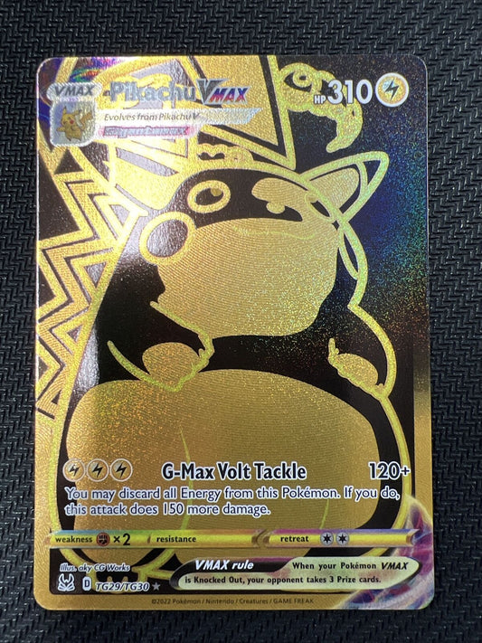 Pokémon TCG Pikachu VMAX Lost Origin Trainer Gallery TG29/TG30 Holo Ultra Rare