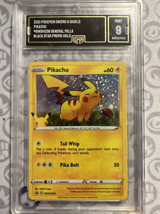 ️Pokémon TCG Pikachu SWSH Black Star Promo SWSH039 Holo Promo️